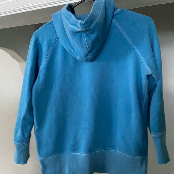 Terry Cloth 1/3 Zip Hoodie - Picture 3 of 4